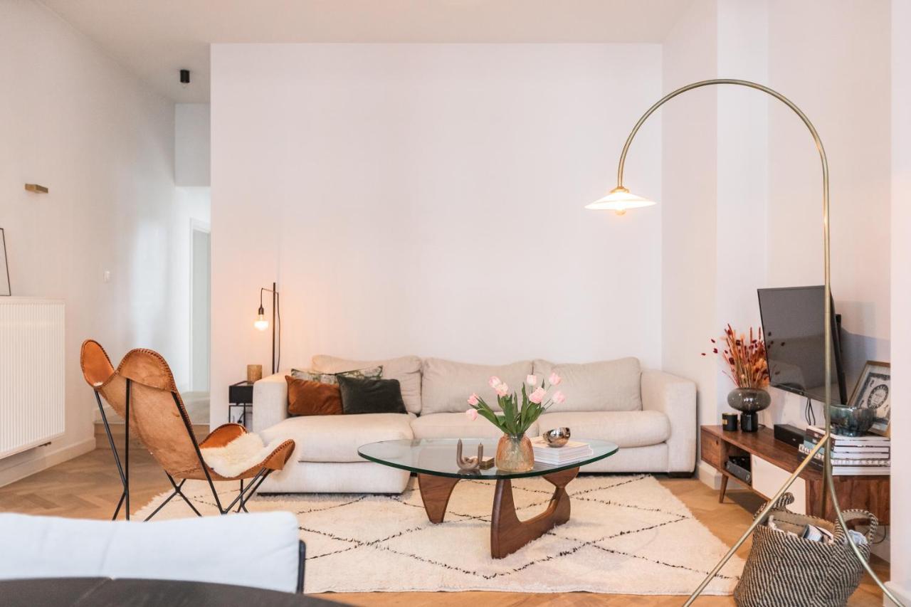 Traditional Chic, High Ceilings' Apt Aircos And Garage Antwerp Exterior photo